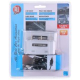 All Ride szivargyújtó elosztó hármas - 12/24V 5A - kapcsolóval