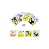 Állatos, 9 darabos fa puzzle gyerekeknek (4db)