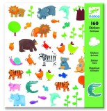 Állatos matrica gyűjtemény 160 db-os - Animals - Djeco