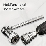 Állítható Dugókulcs Fej, 10–19 mm-es racsnis csavarkulcs hüvely