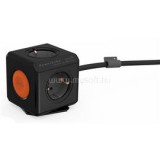 ALLOCACOC PowerCube Extended Remote Single 1,5m 4-es fekete kapcsolós hálózati elosztó (1513BK/EUEXRM)