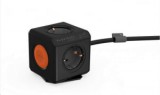 Allocacoc PowerCube Extended Remote SINGLE 1.5mm2 fekete-narancs  (1513BK/EUEXRM)
