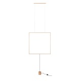 Állólámpa, arany, 3000K melegfehér, beépített LED, 2235 lm, Redo Slick 01-2135