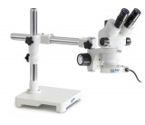 Állványos sztereó mikroszkóp készlet binokulár tubussal, 7x - 45x nagyítással, felső LED-es megvilágítással, KERN OPTICS OZM 902