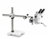 Állványos sztereó mikroszkóp készlet binokulár tubussal, 7x - 45x nagyítással, felső LED-es megvilágítással, KERN OPTICS OZM 912