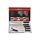 ALOMI 5 részes rozsdamentes acél késkészlet