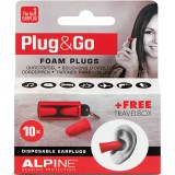 Alpine Plug&Go Általános füldugó kulcstartós tárolóval