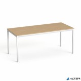 Általános asztal fémlábbal, 75x170 cm, MAYAH "Freedom SV-40", kőris