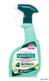 Általános tisztító- és fertőtlenítő spray, 500 ml, SANYTOL &#039;4 Actions&#039;, lime