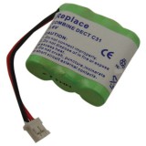 Alternatív CPAA36024 3,6V-300MAH NIMH VEZ.NÉLKÜLI TELEFON AKKU 33X31X11mm ew03207