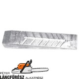 Alumínium döntő és hasító ék biztonsági ék, súly: 1100g, L 260 x SZ 60 x H 42 mm