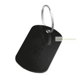 Alumínium kulcstartó fémlemezzel, 4,8 x 2,9 x 0,2 cm