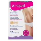 Alveola kft. X-Epil Prémium lágy gélgyantacsíkok érzékeny bőrre bikini-hónalj 12db