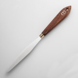 Alveola Rozsdamentes keskeny acél spatula 22,5cm
