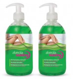 Alveola Waxing Nyugtató zselé világoszöld gyantázás után 2x300 ml