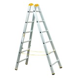 Alverosal Alumínium kétágú létra 2x6 fokos FORTE