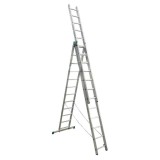 Alverosal Alumínium létra 3 x 12 lépcső