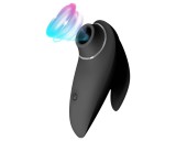 AlvUp - léghullámos csikló izgató vibrátor (fekete)