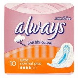 Always Ultra Sensitive Normal Plus 10 egészségügyi betét
