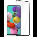 AlzaGuard FullCover Glass Protector Samsung Galaxy A51 2.5D üvegfólia - fekete (AGD-TGC0116)