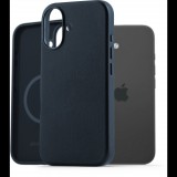 AlzaGuard Genuine Leather iPhone 16e MagSafe kék tok (AGD-GLCM15L)