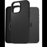 AlzaGuard iPhone 16 Pro Max Magsafe fekete bőr tok (AGD-GLCM12B)