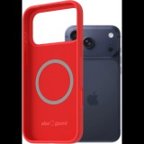 AlzaGuard iPhone 17 Pro Max piros MagSafe szilikon tok (AGD-PCMS479R)