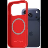 AlzaGuard iPhone 17 Pro piros MagSafe szilikon tok (AGD-PCMS478R)