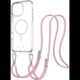 AlzaGuard Luxe Detach Lanyard Case Compatible with MagSafe for iPhone 16 Pro Max rózsaszín tok (AGD-PCF000024P)