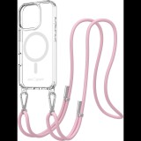 AlzaGuard Luxe Detach Lanyard Case Compatible with MagSafe for iPhone 16 Pro rózsaszín tok (AGD-PCF000022P)
