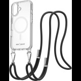 AlzaGuard Luxe Detach Lanyard iPhone Air fekete MagSafe tok (AGD-PCLM477B)
