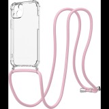 AlzaGuard Luxe Lanyard Case iPhone 13 Mini rózsaszín tok (AGD-PCL003P)