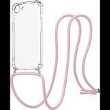 AlzaGuard Luxe Lanyard Case iPhone 16e rózsaszín tok (AGD-PCL011P)