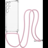 AlzaGuard Luxe Lanyard Samsung Galaxy S25 Ultra 5G rózsaszín tok (AGD-PCL014P)