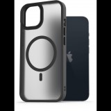 AlzaGuard Matte Case Compatible iPhone 13 MagSafe fekete tok (AGD-PCMM37B)