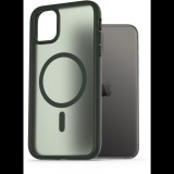 AlzaGuard Matte Case Compatible with Magsafe iPhone 11 sötétzöld tok (AGD-PCMM66DE)