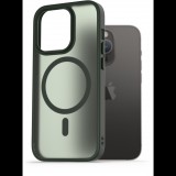 AlzaGuard Matte Case Compatible with Magsafe iPhone 14 Pro sötétzöld tok (AGD-PCMM71DE)
