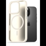 AlzaGuard Matte Case Compatible with Magsafe iPhone 16 Pro fehér tok (AGD-PCMM74W)