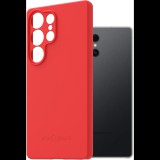 AlzaGuard Matte Case Samsung Galaxy S25 Ultra piros TPU tok (AGD-PCT442R)