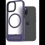 AlzaGuard Matte Case with Stand Compatible with MagSafe for iPhone 15 lila tok (AGD-PCH00017U)