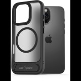 AlzaGuard Matte Case with Stand Compatible with MagSafe for iPhone 16 Pro Max fekete tok (AGD-PCH000114B)