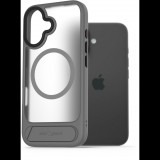 AlzaGuard Matte Case with Stand Compatible with MagSafe for iPhone 16 szürke tok (AGD-PCH000111Y)