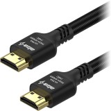 AlzaPower AluCore Premium HDMI 2.1 High Speed 8K 1.5m fekete (APW-CBHD21N015B)
