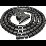 AlzaPower Cable Tube 2,5m fekete (APW-COGCT2B)