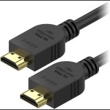 AlzaPower Core Premium HDMI 2.1 High Speed 8K 1m - fekete (APW-CBHD21S010B)
