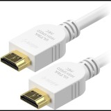 AlzaPower Core Premium HDMI 2.1 High Speed 8K, 5m - fehér (APW-CBHD21S050W)