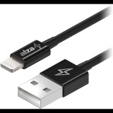 AlzaPower Core USB-A to Lightning MFi (C189) 0.5m, fekete (APW-CBMFI18910B)