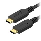 AlzaPower Core USB-C to USB-C 2.0 60W 0.5m, fekete (APW-CBTC1005B)