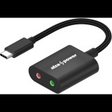AlzaPower External Sound Card X250 matt fekete (APW-SDCE250A)