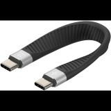 AlzaPower FlexCore USB-C to USB-C 3.2 Gen 2 100W 10 Gbps, fekete (APW-ADTCTC02B)